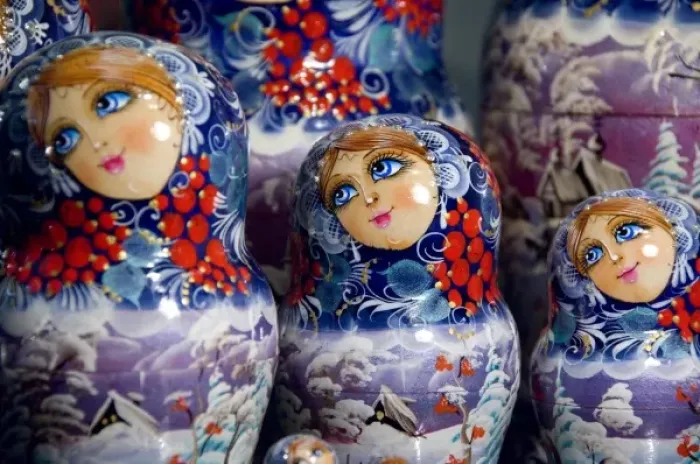 Framed Print : Russia, Volga-Baltic Waterway, Goritzy. Russian souvenir matryoshka dolls Framed Print : Russia, Volga-Baltic Waterway, Goritzy. Russian souvenir matryoshka dolls