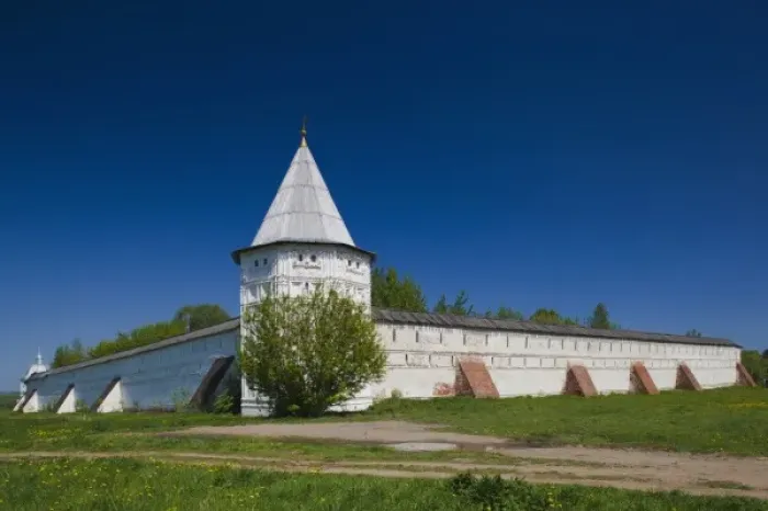 Framed Print : Russia, Yaroslavl Oblast, Golden Ring, Pereslavl-Zalessky, Goritzky Monastery, outer