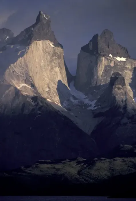 Framed Print : SA, Chile, Torres Del Paine NP Landscape