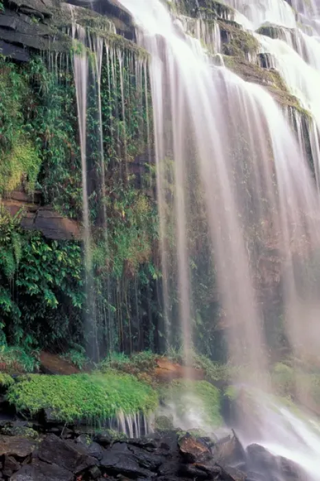 Framed Print : SA, Venezuela, Canaima National Park, Hacha Falls