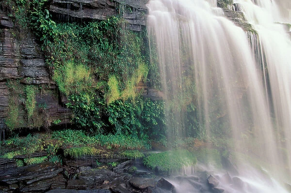 SA, Venezuela, Canaima National Park, Hacha Falls