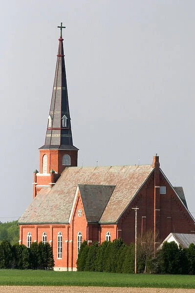 Sacred Heart Catholic church in New Bavaria, Ohio. sacred heart catholic church