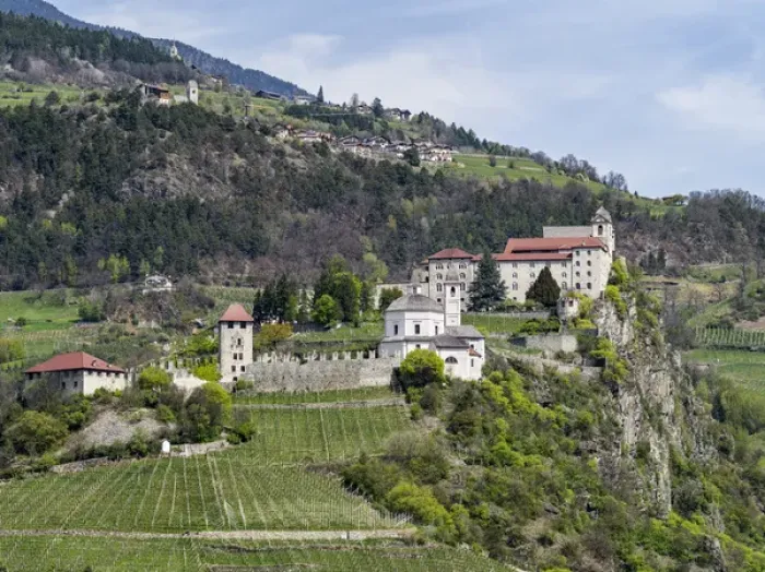 Framed Print : Saeben monastery near Klausen in the Eisack Valley in South Tyrol