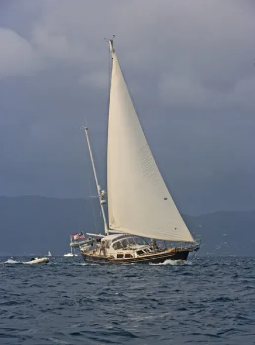 Framed Print : Sail boating at Norman Island, British Virgin Islands Framed Print : Sail boating at Norman Island, British Virgin Islands