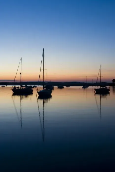 Framed Print : Sailboats in the Connecticut River after sunset in Old Lyme, Connecticut Framed Print : Sailboats in the Connecticut River after sunset in Old Lyme, Connecticut