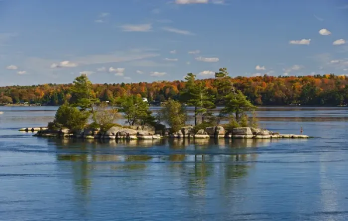 Framed Print : Sailing down The St. Lawrence River taking in the sights of the 1000 island experience