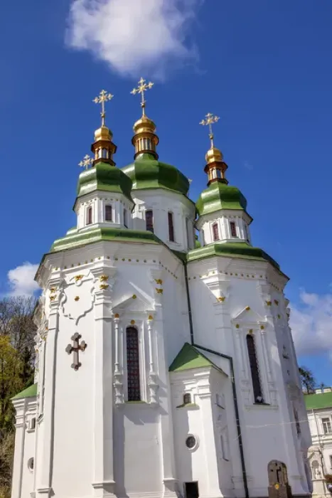 Framed Print : Saint George Cathedral Vydubytsky Monastery Kiev Ukraine
