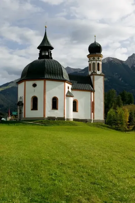 Framed Print : Saint Oswald Church, Seefeld, Tirol, Austria Framed Print : Saint Oswald Church, Seefeld, Tirol, Austria