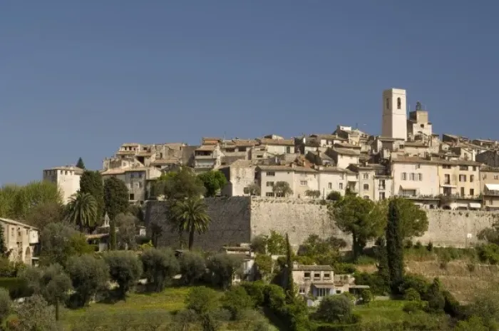 Framed Print : Saint Paul de Vence, Cote d Azur, France