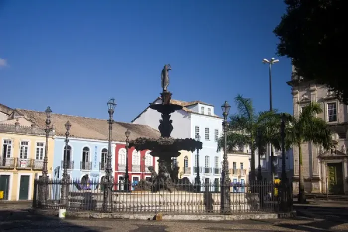Framed Print : Salvador, Brazil. The old city center of Salvador, Pelhourino; has been rennovated Framed Print : Salvador, Brazil. The old city center of Salvador, Pelhourino; has been rennovated