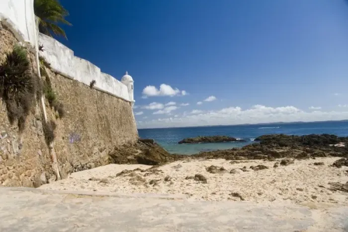 Framed Print : Salvador, Brazil. Porto da Barra... one of the first beaches most people get to know in Salvador