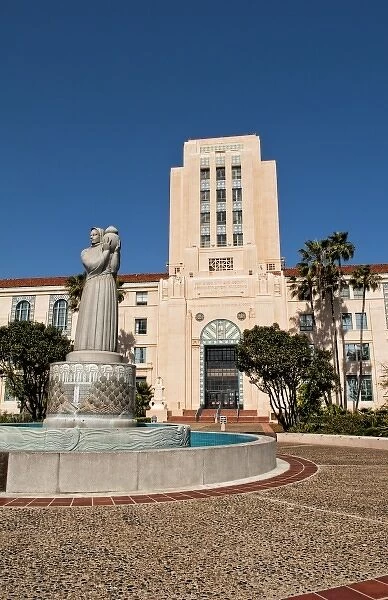 San Diego City Administration Building with 1930s architecture