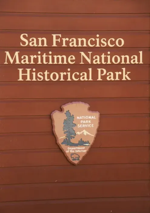 Framed Print : San Francisco Maritime National Historical Park sign