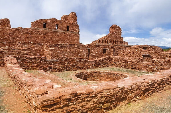San Gregorio Church at Abo Ruins, Salinas Pueblo Missions National Monument. New Mexico