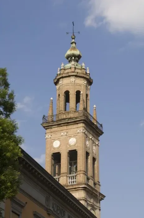 Framed Print : San Ludovico Bell Tower, Parma, Emilia-Romagna, Italy