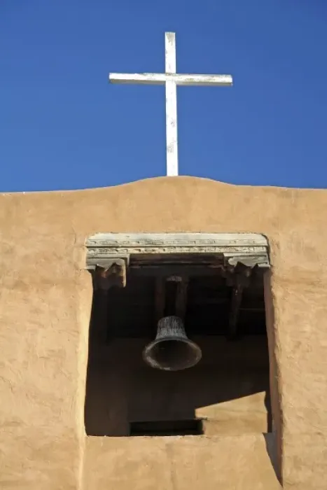 Framed Print : The San Miguel Mission in Santa Fe, New Mexico - said to be the oldest church in the United States