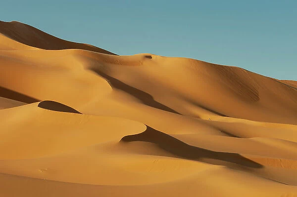 Sand dunes in the Erg Awbari. Fezzan, Libya