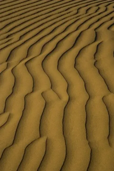 Framed Print : Sand Dunes and ripple desgins from the early morning light falling on the Dunes Mesquite