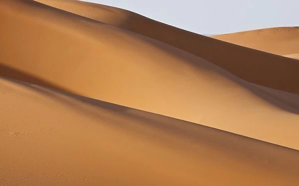 Sand dunes, Sahara desert, Morocco
