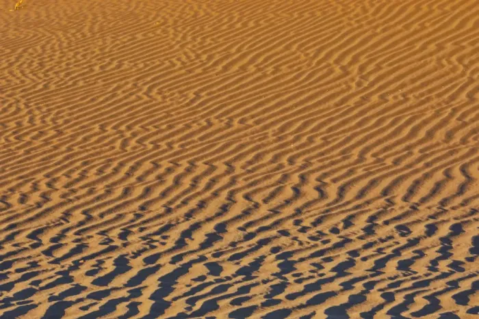 Framed Print : Sand ripple patterns in the desert of Sossusvlei, Namibia
