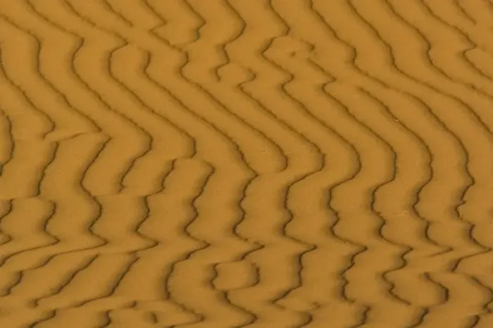 Framed Print : Sand ripples and dunes at Coral Pink Sand Dunes State Park in Utah