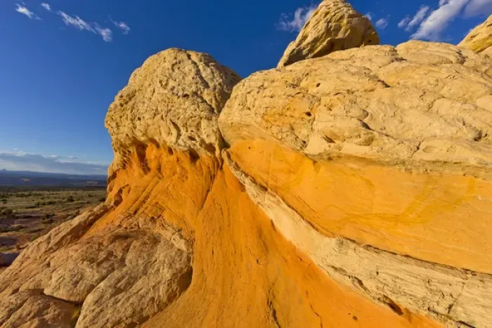 Framed Print : Sandstone formations at the White Pocket in the Vermillion Cliffs National Monument