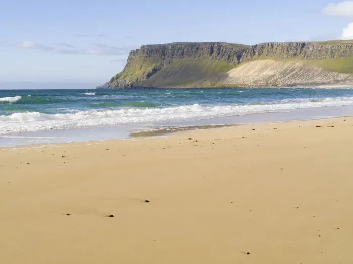 Framed Print : The sandy beach at Breidavik. The remote Westfjords in northwest Iceland Framed Print : The sandy beach at Breidavik. The remote Westfjords in northwest Iceland