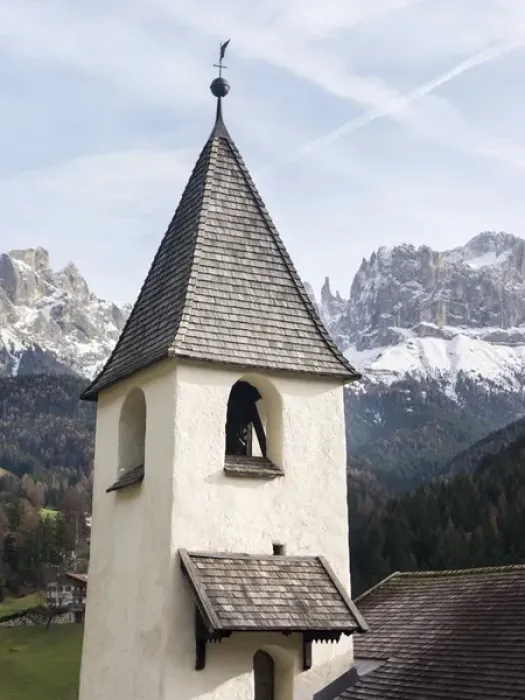 Framed Print : Sankt Zyprian (San Cipriano) near village Tiers, in the background Rosengarten Framed Print : Sankt Zyprian (San Cipriano) near village Tiers, in the background Rosengarten