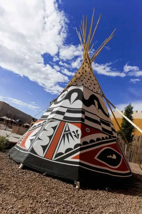 Framed Print : Santa Fe, New Mexico, United States. T. I. M. E. art installation at Buffalo Thunder resort Framed Print : Santa Fe, New Mexico, United States. T. I. M. E. art installation at Buffalo Thunder resort