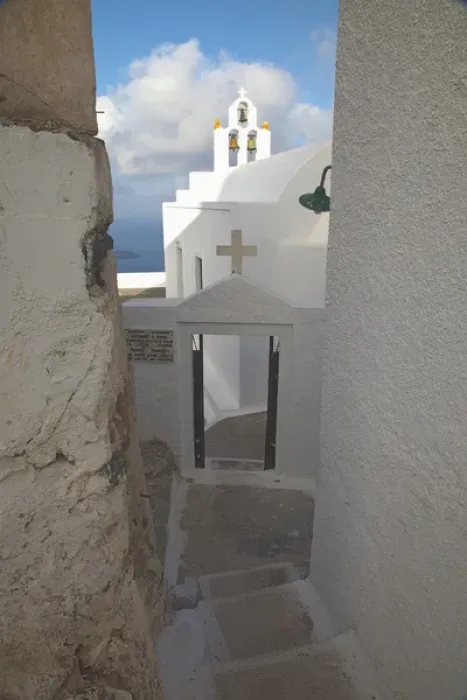 Framed Print : Santorini, Greece