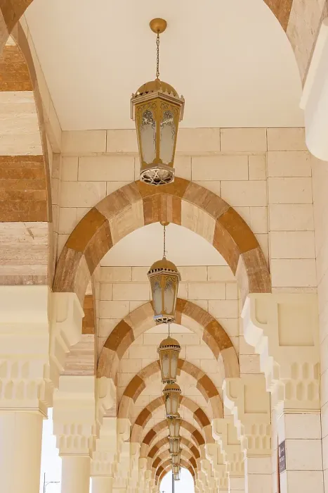 Framed Print : Saudi Arabia, Madinah Province, Medina. Archway at Fas'h Mosque below Mount Uhud Framed Print : Saudi Arabia, Madinah Province, Medina. Archway at Fas'h Mosque below Mount Uhud