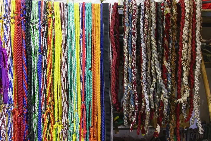 Framed Print : Saudi Arabia, Tabuk. Bridle ropes for sale at the market Framed Print : Saudi Arabia, Tabuk. Bridle ropes for sale at the market