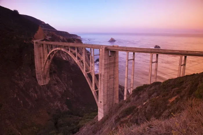 Framed Print : Scenic Bixby Bridge south of Carmel Highlands, Central California Coast, USA Framed Print : Scenic Bixby Bridge south of Carmel Highlands, Central California Coast, USA