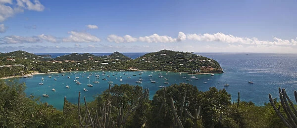 A scenic of Cruse Bay, St John U. S. Virgin Islands