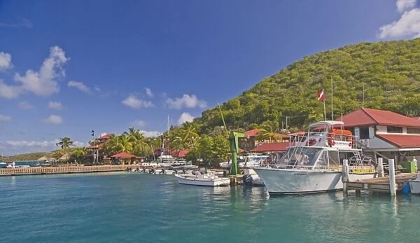 Scenic view of Bitter End Yacht Club Virgin Gorda British Virgin Islands