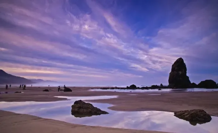 Framed Print : A scenic view of Hstack Rock at Cannon Beach, Oregon Framed Print : A scenic view of Hstack Rock at Cannon Beach, Oregon