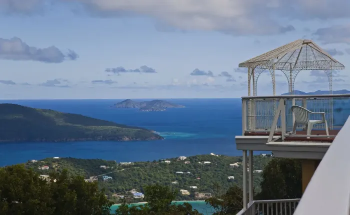 Framed Print : A scenic view of Hull Bay from Mountain Top Estates St. Thamas Framed Print : A scenic view of Hull Bay from Mountain Top Estates St. Thamas