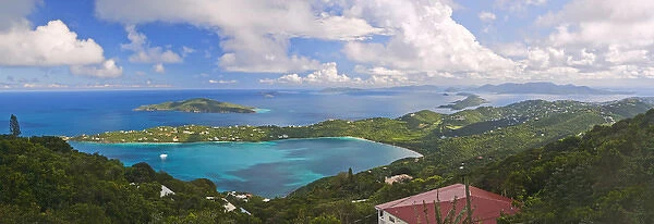 A scenic view of Hull Bay from Mountain Top Estates St. Thamas