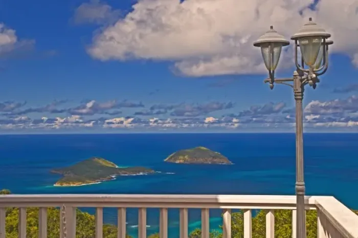 Framed Print : A scenic view of Hull Bay from Mountain Top Estates St. Thomas Framed Print : A scenic view of Hull Bay from Mountain Top Estates St. Thomas