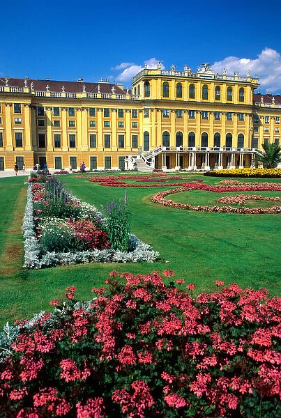 Schonbrunn Castle in Vienna, Austria. europe, austria, austrian, travel, tourism