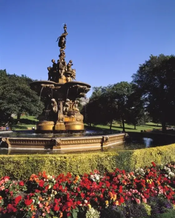 Framed Print : Scotland, East Lothian, Edinburgh. A. Durenne designed the fountain in West Princes Framed Print : Scotland, East Lothian, Edinburgh. A. Durenne designed the fountain in West Princes