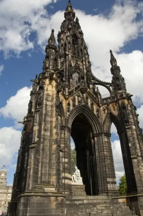 Framed Print : Scotland, Edinburgh, Princes Street. Gothic Scott Monument dedicated to Sir Walter Scott Framed Print : Scotland, Edinburgh, Princes Street. Gothic Scott Monument dedicated to Sir Walter Scott