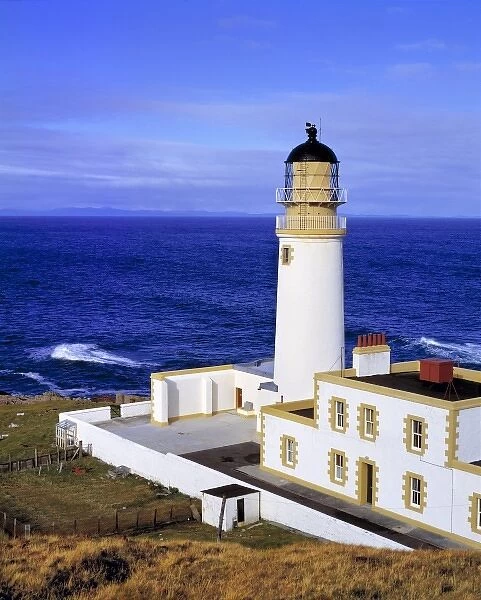 Scotland, Highland, Wester Ross, Rubha Reidh. The Rubha Reidh Lighthouse is now a