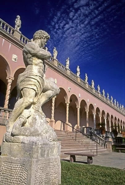 Sculpture Statue in front of the Ringling Museum of Art in Sarasota, Florida