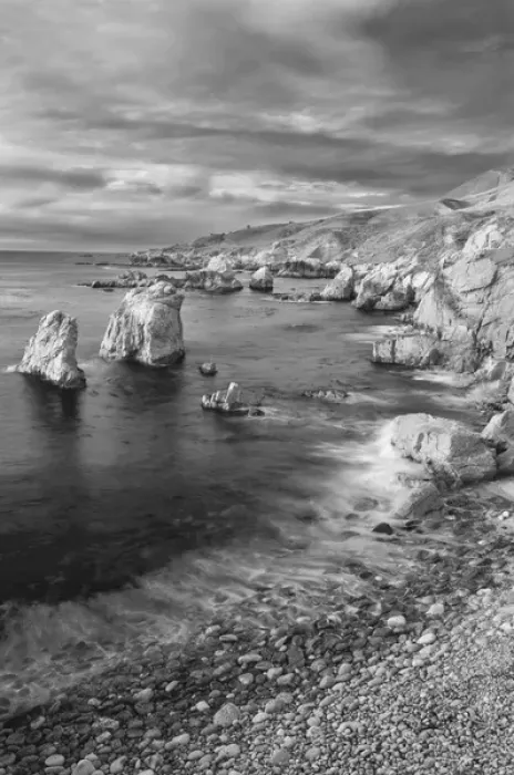 Framed Print : Sea stacks and rocky coastline at Soberanes Point, Garrapata State Park, Big Sur Framed Print : Sea stacks and rocky coastline at Soberanes Point, Garrapata State Park, Big Sur