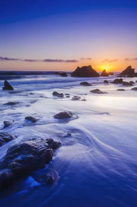 Framed Print : Sea stacks at sunset, El Matador State Beach, Malibu, California, USA Framed Print : Sea stacks at sunset, El Matador State Beach, Malibu, California, USA