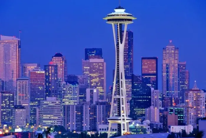 Framed Print : Seattle Washington skyline Framed Print : Seattle Washington skyline
