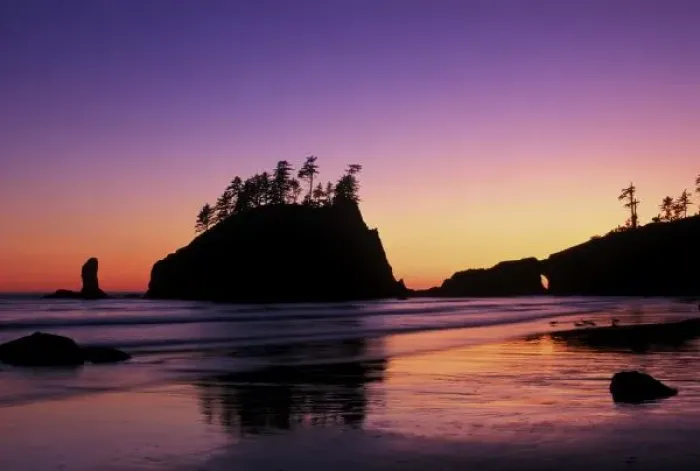 Framed Print : Second Beach at Twilight, Olympic NP, WA, USA Framed Print : Second Beach at Twilight, Olympic NP, WA, USA