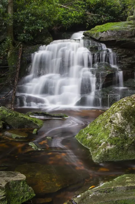 Framed Print : Second Ekalaka Falls, Blackwater Falls State Park, West Virginia