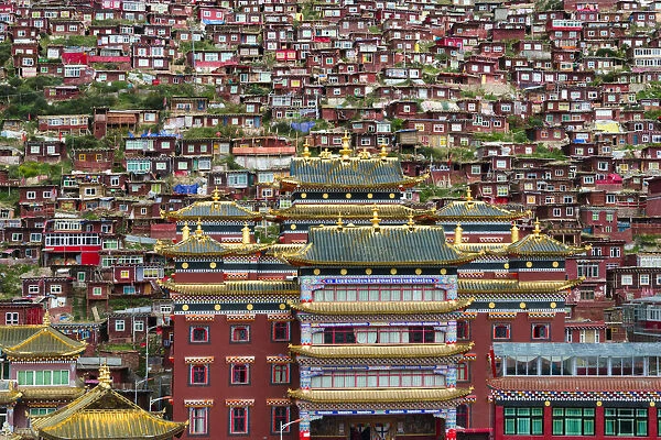 Seda Larung Wuming, the worlds largest Tibetan Buddhist institute, temple with